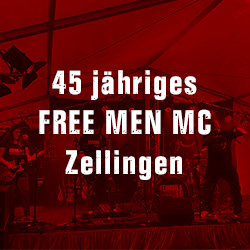 45 jähriges FREE MEN MC Zellingen